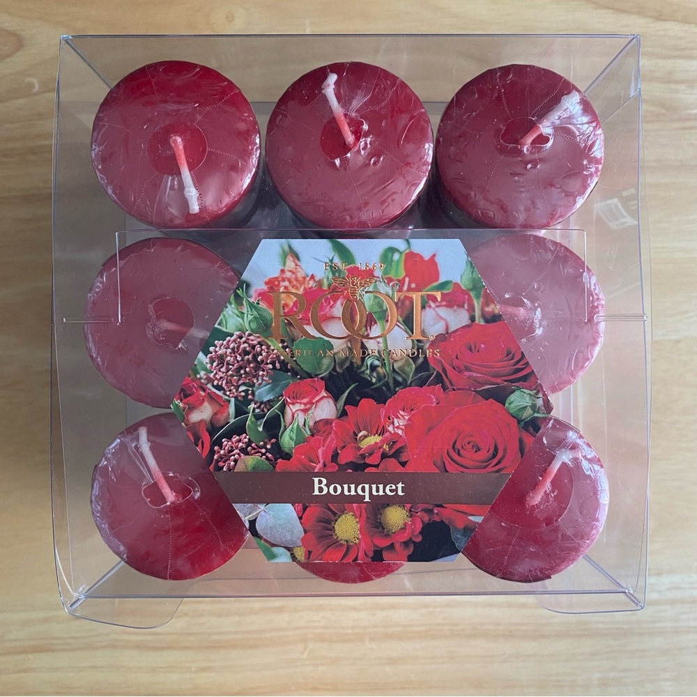 Root Candles Bouquet 20 Hour Beeswax Blend Votives Pack of 18